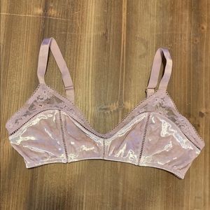 NWOT Victoria's Secret Velvet Blush Bralette